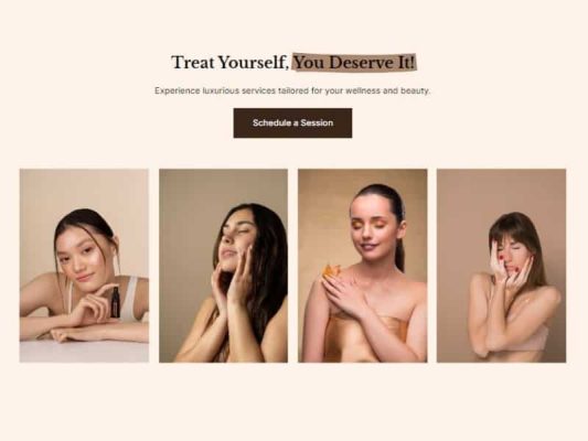 Caption Hover Effects with Services